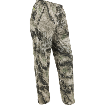 Ultralight waterproof pant with scent control technology, packable design, and slash pockets. Perfect for hunting and outdoor activities.