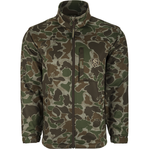 Endurance Full Zip Jacket: Lightweight camouflage jacket with a quarter-zip neck, magnetic chest pocket, and odor control technology. Perfect for cool fall days.