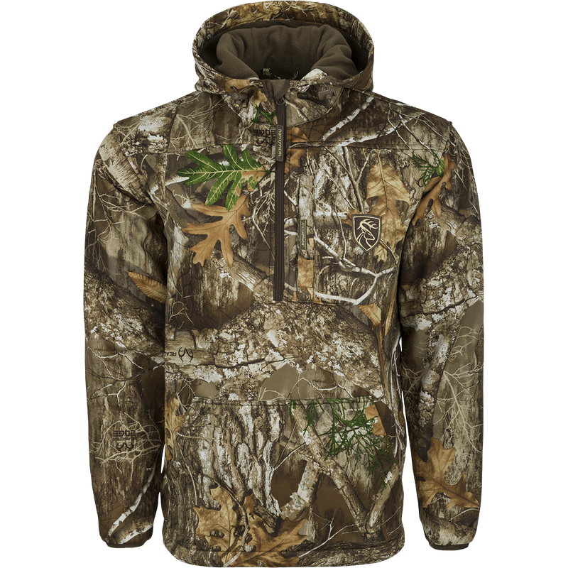 Endurance 1/4 Zip Jacket: Lightweight camouflage jacket with a quarter-zip neck, magnetic chest pocket, and odor control technology. Perfect for cool fall days.