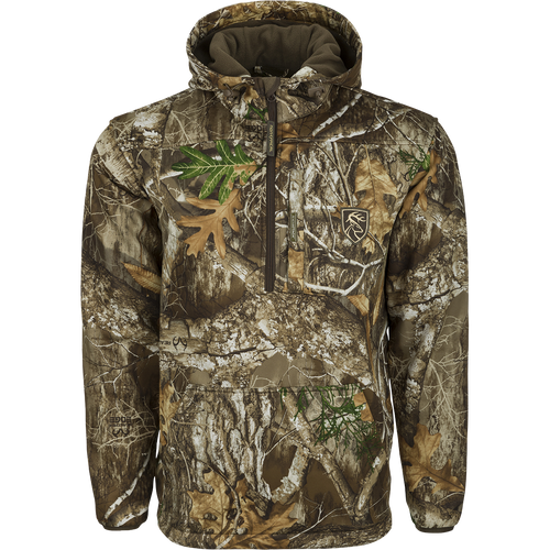 Endurance 1/4 Zip Jacket: Lightweight camouflage jacket with a quarter-zip neck, magnetic chest pocket, and odor control technology. Perfect for cool fall days.
