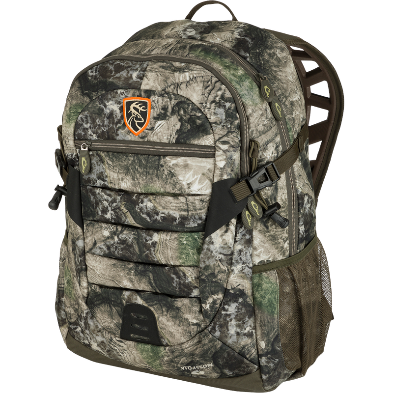 A Non-Typical Day Pack, perfect for hunters on the move. Spacious compartments, customized pockets, and comfortable straps for all your gear.