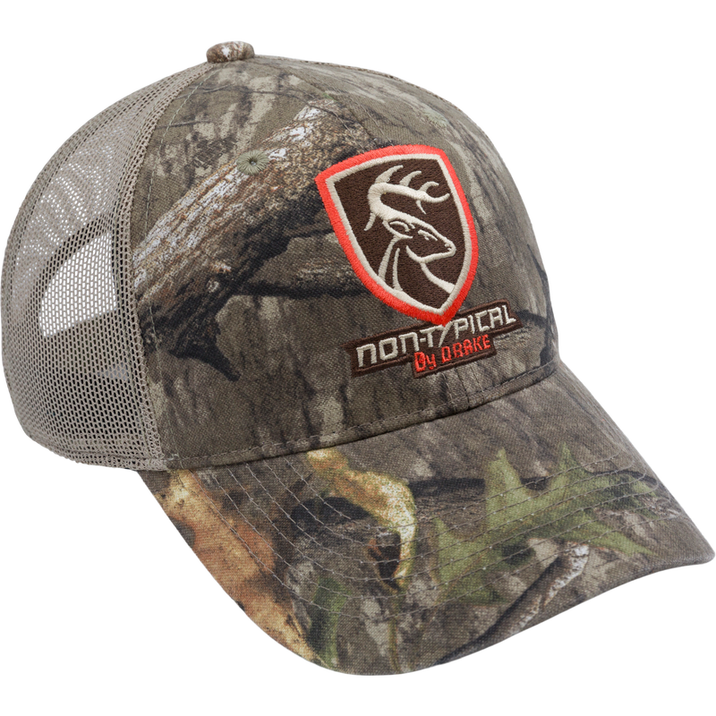Non Typical Logo Camo Mesh Back Cap