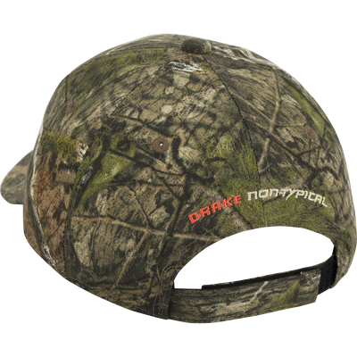 Non-Typical Logo Camo Cotton Cap - Mossy Oak Terra Coyote. A comfortable, adjustable hat made of 100% cotton twill. Features the Non-Typical logo on the front.
