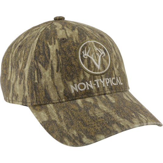 Non-Typical Logo Camo Cotton Cap