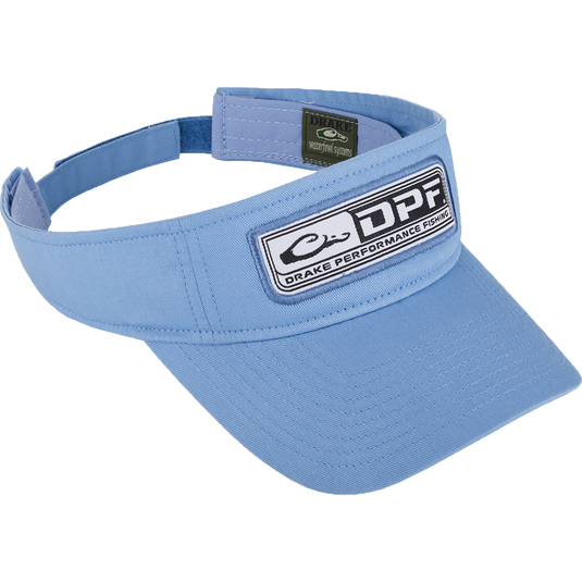 A low-profile visor with the Drake Fishing logo on the front. Perfect for maximum comfort when the heat is too much for a regular cap out on the water. Equipped with a hook & loop closure for proper fit adjustment. One size fits most.