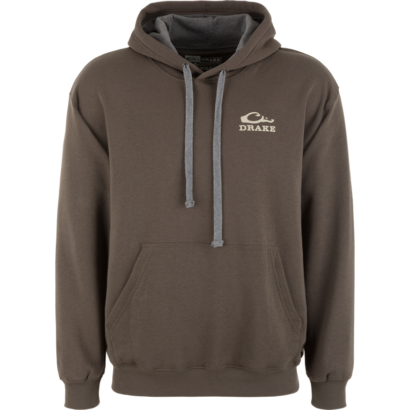 Back Cap Woodie Logo Hoodie