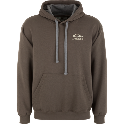 Back Cap Woodie Logo Hoodie