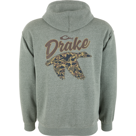 Camo Mallard Logo Hoodie
