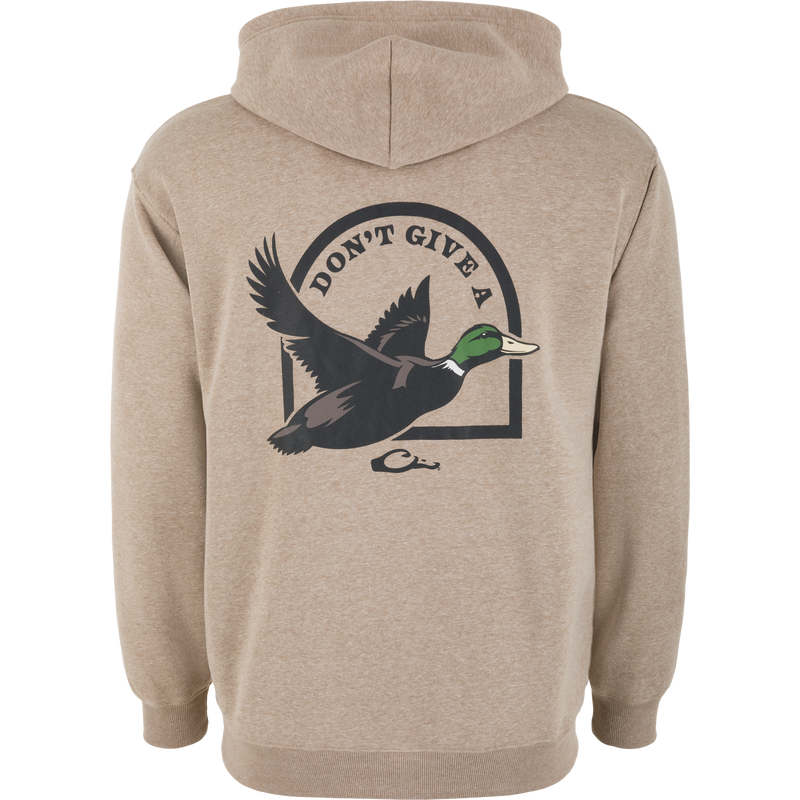 Don't Give A Duck Logo Hoodie