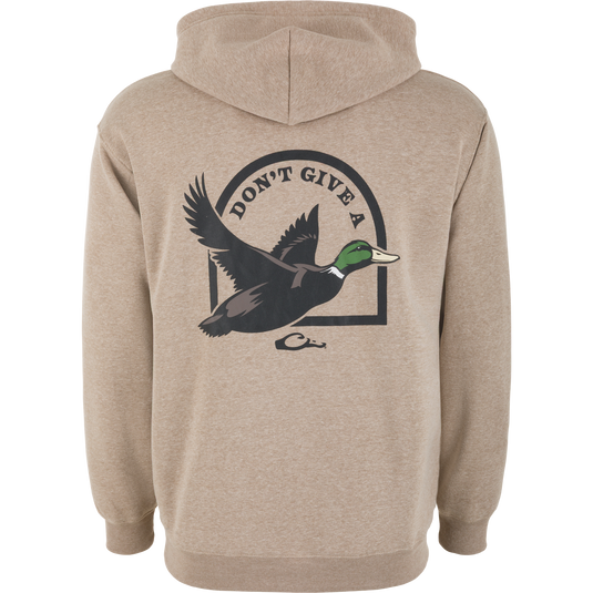 Don't Give A Duck Logo Hoodie