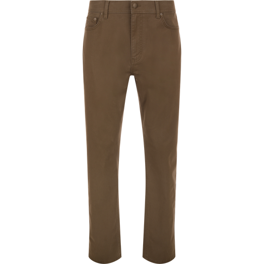 Ultra-soft crocodile brown Wingshooter Twill 5 Pocket Pant in a five-pocket style.