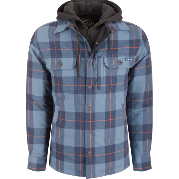 Men's Flannel Jac Shirt Hoodie – Drake Waterfowl