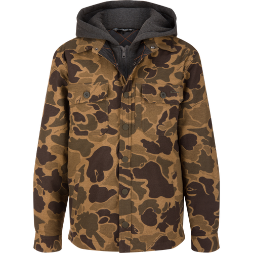 The Youth Campfire Flannel Hoodie