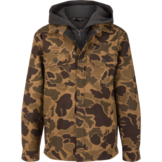 The Youth Campfire Flannel Hoodie
