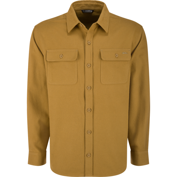 Drake Mens Stretch Corduroy Shirt with Comfort Fit – Drake Waterfowl