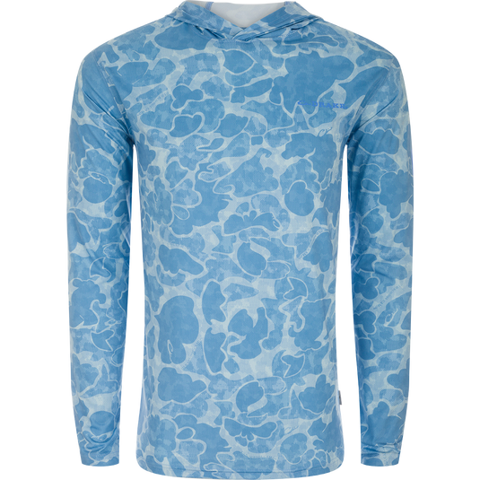 Long-sleeved Open Air Caster | Fishing Clothes For Men Cloud Blue / XX Large