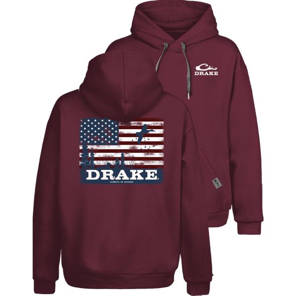 Drake Americana Scenic Graphic Hoodie for Comfort – Drake Waterfowl