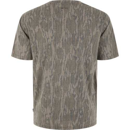 Drake Head Tri Blend Crew Short Sleeve T-Shirt