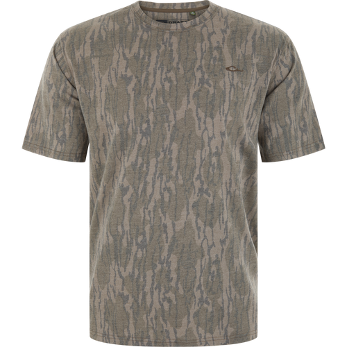 Drake Head Tri Blend Crew Short Sleeve T-Shirt