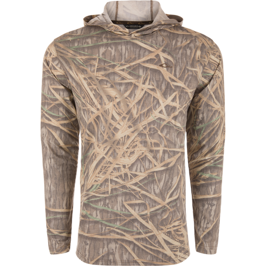 Youth Drake Tri Blend Long Sleeve Hoodie