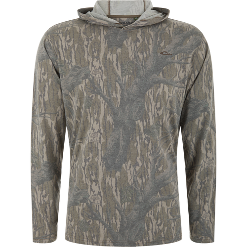 Drake Tri-Blend Long Sleeve Hoodie