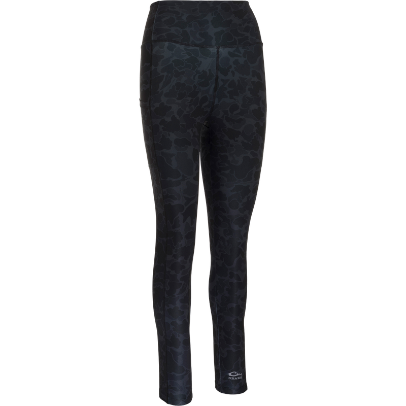 Women's Commando Printed Legging - Old School Micro: A camouflage patterned legging.
