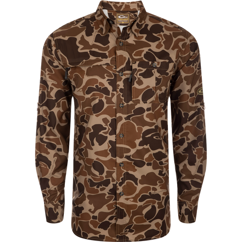 Youth Long-Sleeved 8-Shot Flyweight Shirt