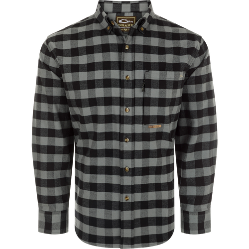 Drake Waterfowl Autumn Buffalo Plaid Button-Down Shirt