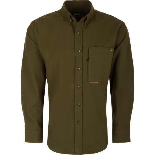 Drake Waterfowl Autumn Brushed Twill Shirt Drake Waterfowl Autumn Brushed Twill Shirt
