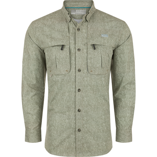 Heritage Heather Button-Down Long Sleeve Shirt