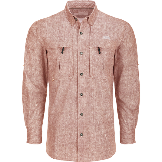 Heritage Heather Button-Down Long Sleeve Shirt – Drake Waterfowl Heritage Heather Button-Down Long Sleeve Shirt – Drake Waterfowl