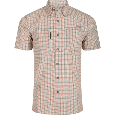 Classic Seersucker Grid Check Shirt S/S – Drake Waterfowl