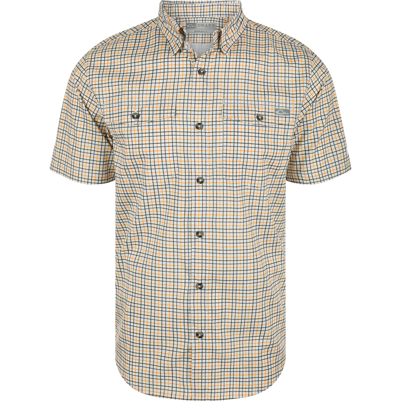 Frat Tattersall Button-Down Short Sleeve Shirt