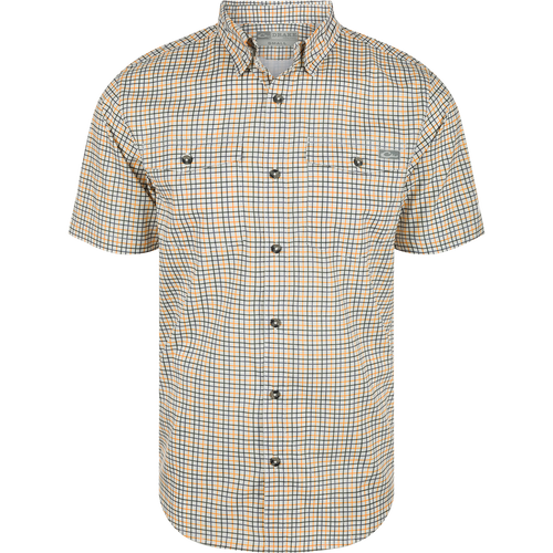 Frat Tattersall Button-Down Short Sleeve Shirt