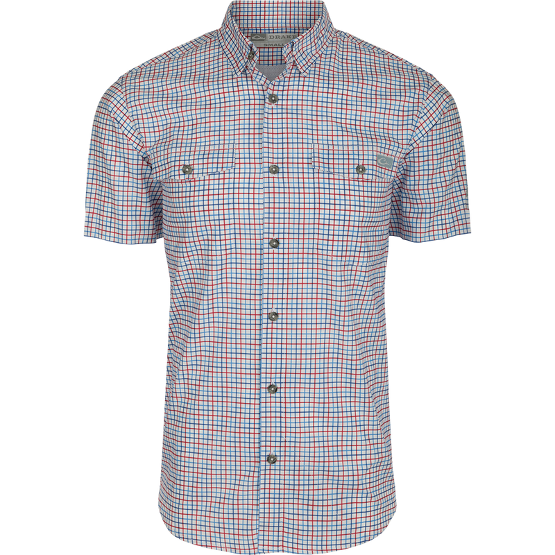 Frat Tattersall Button-Down Short Sleeve Shirt