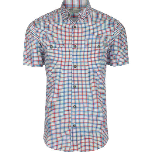 Frat Tattersall Button-Down Short Sleeve Shirt