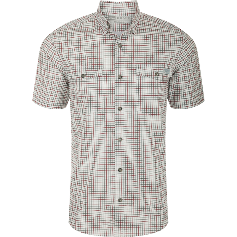Frat Tattersall Button-Down Short Sleeve Shirt