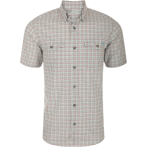 Frat Tattersall Button-Down Short Sleeve Shirt
