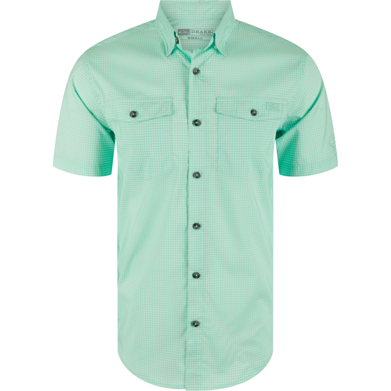 Frat Gingham Check Short Sleeve Shirt