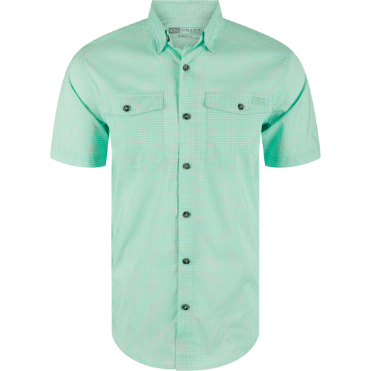 Drake Frat Gingham Short Sleeve Button-Down Shirt – Drake Waterfowl Drake Frat Gingham Short Sleeve Button-Down Shirt – Drake Waterfowl