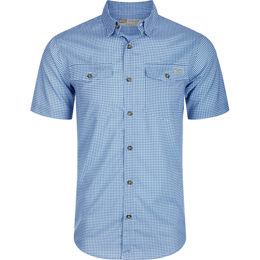 Drake Frat Gingham Short Sleeve Button-Down Shirt – Drake Waterfowl