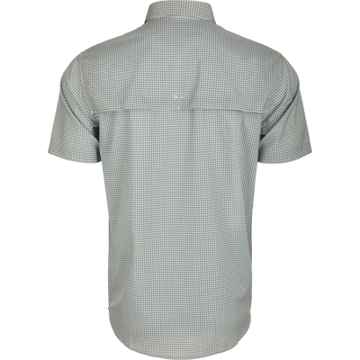 Frat Gingham Check Shirt S/S: A shirt with a gingham check pattern, showcasing the back view and fabric.