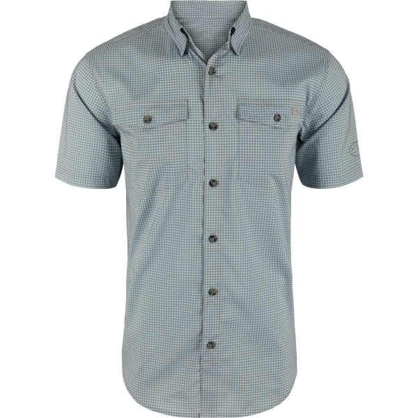 Drake Frat Gingham Short Sleeve Button-Down Shirt – Drake Waterfowl