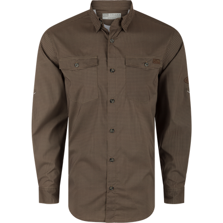 Drake Frat Gingham Check Button-Down Shirt – Drake Waterfowl