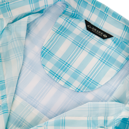 Frat Faded Plaid Button-Down Short Sleeve Shirt Drake Waterfowl Frat Faded Plaid Button-Down Short Sleeve Shirt Drake Waterfowl