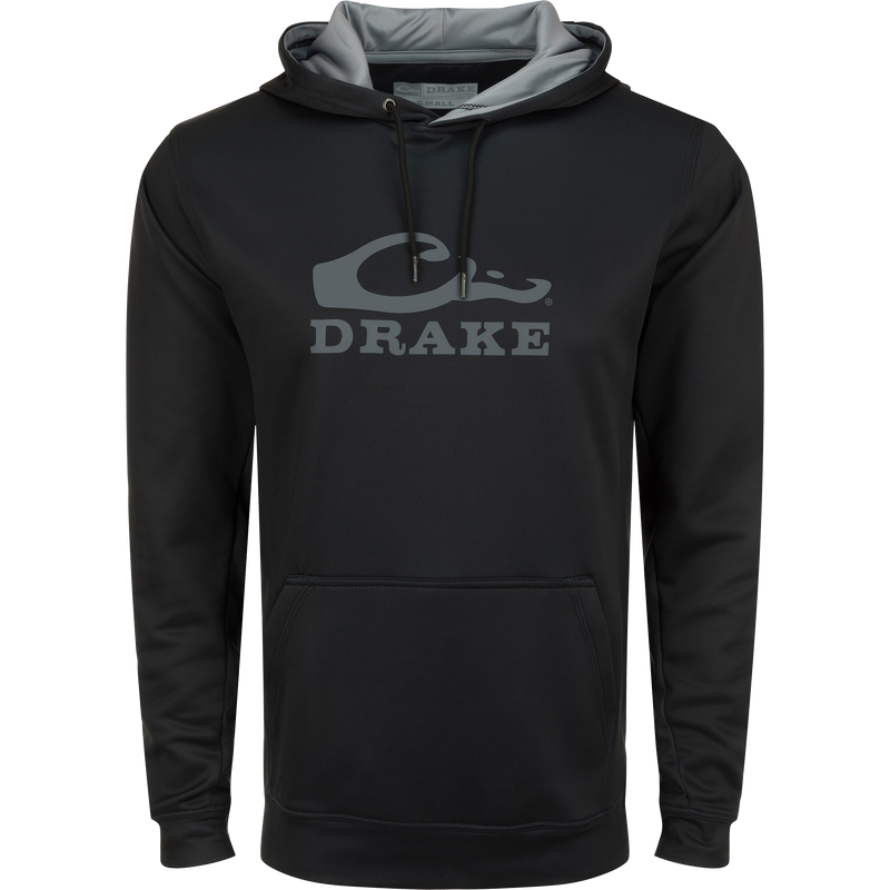 Drake Waterfowl Stacked Logo Hoodie for Outdoors