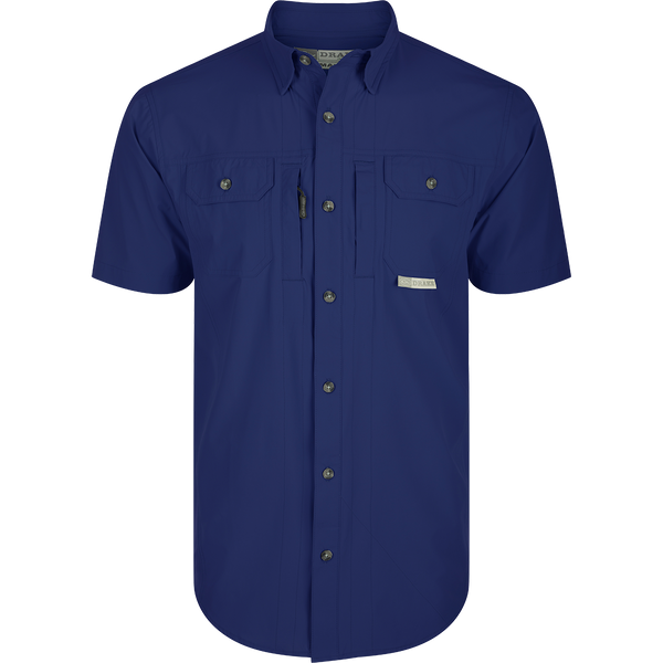Drake Waterfowl Wingshooter's Trey Button-Down Short-Sleeve Shirt
