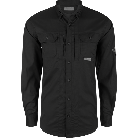 Drake Waterfowl Wingshooters Trey Dobby Long Sleeve Shirt Drake Waterfowl Wingshooters Trey Dobby Long Sleeve Shirt