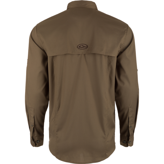 Dobby Colouring In Wingshooter's Trey Dobby Long Sleeve Shirt - UPF30 Moisture-Wicking ...
