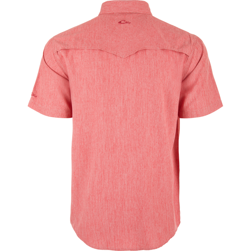 Cinco Ranch Chambray Performance Short Sleeve Shirt